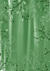 Mid Green Painted Swirl Edge A4 Backing Paper