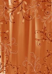 Burnt Orange Painted Swirl Edge A4 Backing Paper