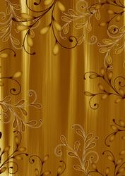 Gold Painted Swirl Edge A4 Backing Paper