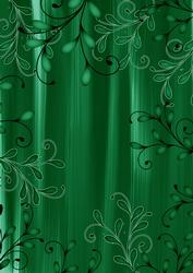 Dark Green Painted Swirl Edge A4 Backing Paper