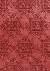 Dark Red Embossed Pattern A4 Backing Paper
