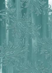 Dusky Teal Painted Embossed Leaf A4 Backing Paper