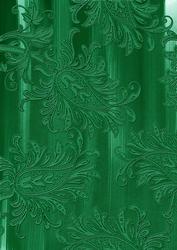 Dark Green Painted Embossed Leaf A4 Backing Paper