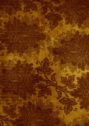 Gold Regal Pattern Dark A4 Backing Paper