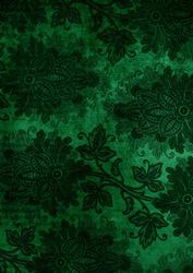 Dark Green Regal Pattern Dark A4 Backing Paper