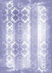 Blue Grunge Dolly Stripe Lace A4 Backing Paper