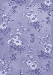 Blue Daisy Ramble A4 Backing Paper