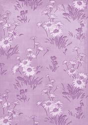 Lilac Daisy Ramble A4 Backing Paper