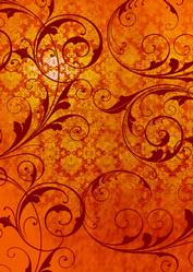 Christmas Bobby Robin2 Swirls Backing Paper