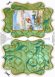 Christmas Bobby Robin1 Fancy Bracket Card