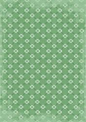 Mint Green Daisy Quilt Print A4 Backing Paper