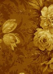Gold Large Rose Blooms A4 Backing Paper
