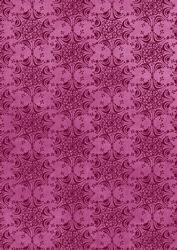Cerise Retro Snowflake A4 Backing Paper