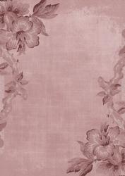 Dusky Pink Textured Rose Corner A4 Backing Paper