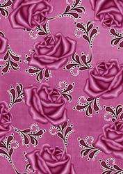 Cerise Rose Swirls A4 Backing Paper