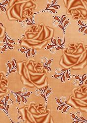 Burnt Orange Rose Swirls A4 Backing Paper
