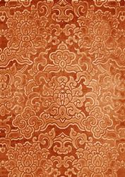 Burnt Orange Embossed Dark Pattern A4 Backing Paper
