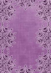Purple Snowflake Glitter Border A4 Backing Paper