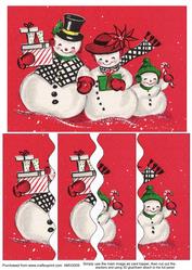 Snowman Family Wavy Side Stacker