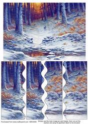 Winter Woodlands Wavy Side Stacker