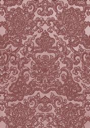 Dusky Pink Embossed Glitter Pattern A4 Backing Paper