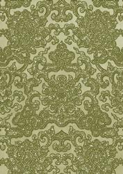Olive Embossed Glitter Pattern A4 Backing Paper