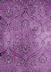 Lilac Entwined Embossed Floral A4 Backing Paper