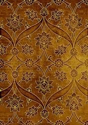 Gold Entwined Embossed Floral A4 Backing Paper