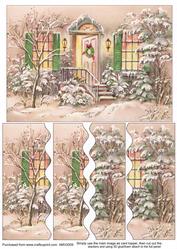 Christmas Welcome Door 2 Wavy Side Stacker