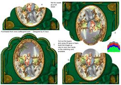 Mary and Angels Lace Scallop Bottom Stacker