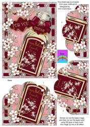 Blossom Perfume for You 7x5in Scallop Bottom Stacker