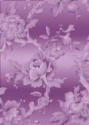 Lilac Metallic All Over Rose A4 Backing Paper