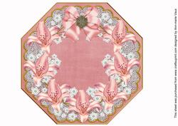 Pink Lily Pink Octagon 8in Picture Topper Sheet