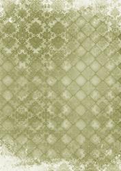 Olive Old Lace Check A4 Backing Paper