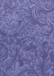 Dark Blue Vintage Calico Swirl A4 Backing Paper