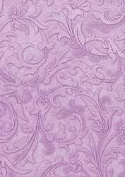 Lilac Vintage Calico Swirl A4 Backing Paper