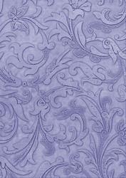 Blue Vintage Calico Swirl A4 Backing Paper