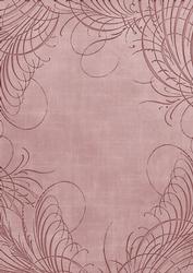 Dusky Pink Embossed Fleur Edge A4 Backing Paper