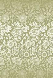 Olive Multi Floral A4 Backing Paper