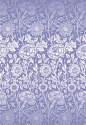 Blue Multi Floral A4 Backing Paper