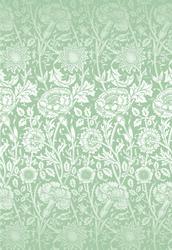 Mint Green Multi Floral A4 Backing Paper