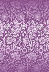 Purple Multi Floral A4 Backing Paper
