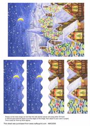 Christmas Candy Rooftops Top Bottom Stacker