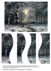 Christmas Woodland Walk Swirvey Side Stacker
