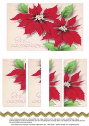 Christmas Poinsettia Side Stacker