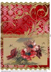 Poppy Bunch Wavy Card
