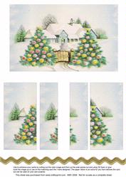 Twin Christmas Trees Side Stacker