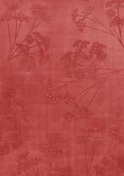 Dark Red Embossed Dainty Gypso A4 Backing Paper