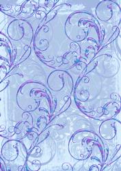 Calm Orchids Swirls Backing Paper