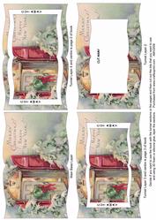 Christmas Front Door Tunnel Book Sheet